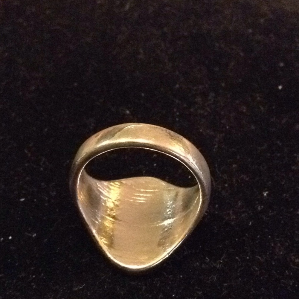 VINTAGE TURQUOISE & CORAL SILVER RING! - Picture 3 of 4